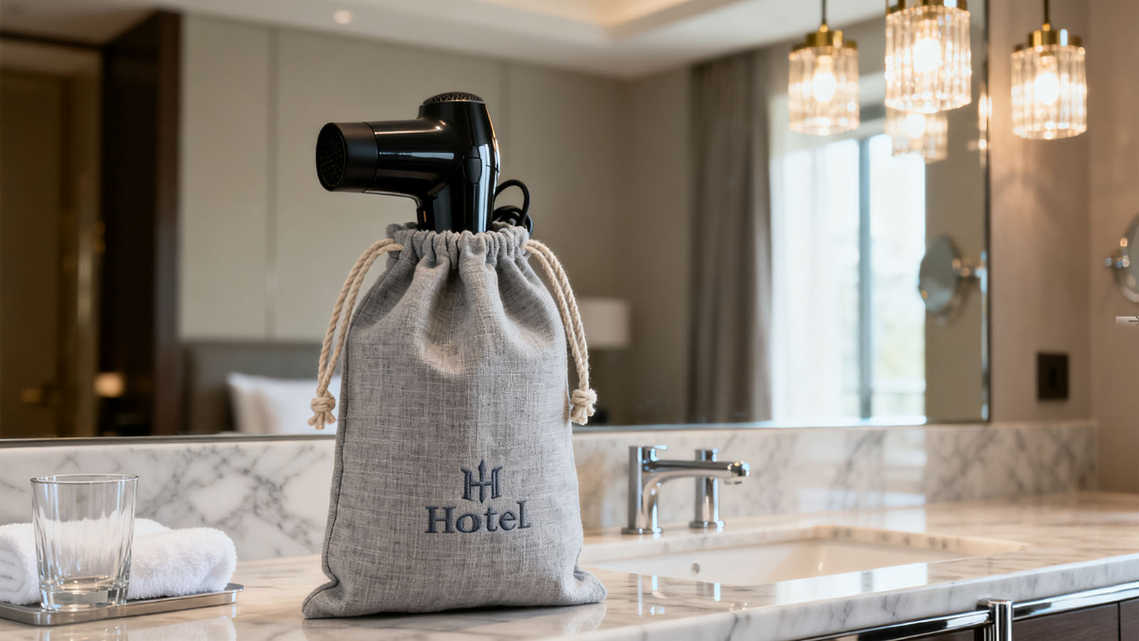 Custom Canvas Tote Bags for Hotel Hair Dryers-Gahumi.jpg